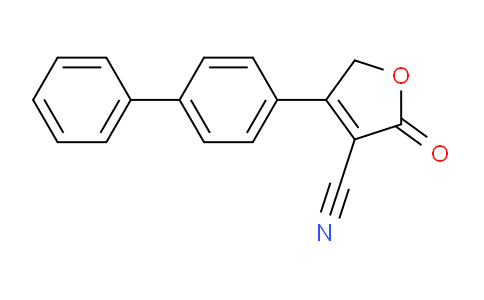 CAS No. 50691-09-3, 4-([1,1'-Biphenyl]-4-yl)-2-oxo-2,5-dihydrofuran-3-carbonitrile