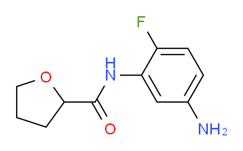 CAS No. 926261-96-3, N-(5-Amino-2-fluorophenyl)tetrahydrofuran-2-carboxamide