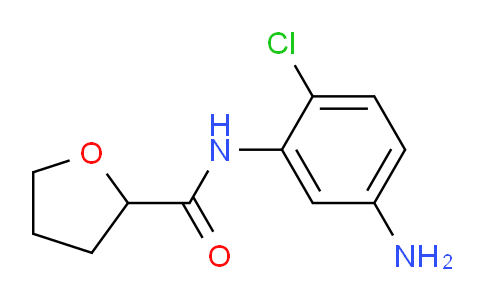 CAS No. 1082156-62-4, N-(5-Amino-2-chlorophenyl)tetrahydrofuran-2-carboxamide