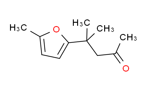 CAS No. 31704-82-2, 4-Methyl-4-(5-methylfuran-2-yl)pentan-2-one
