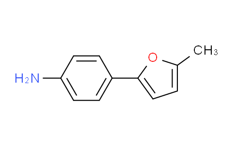 CAS No. 329187-43-1, 4-(5-Methylfuran-2-yl)aniline