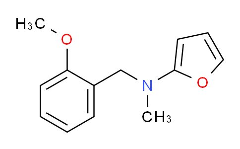CAS No. 225236-02-2, N-(2-Methoxybenzyl)-N-methylfuran-2-amine