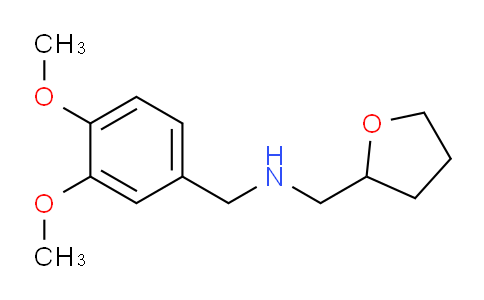 CAS No. 346704-26-5, N-(3,4-Dimethoxybenzyl)-1-(tetrahydrofuran-2-yl)methanamine