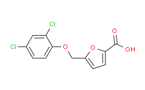CAS No. 74556-60-8, 5-((2,4-Dichlorophenoxy)methyl)furan-2-carboxylic acid