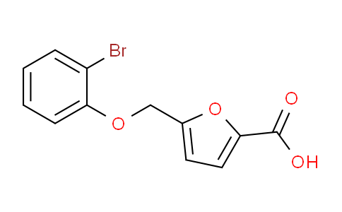 CAS No. 364739-02-6, 5-((2-Bromophenoxy)methyl)furan-2-carboxylic acid