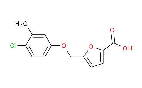CAS No. 406470-55-1, 5-((4-Chloro-3-methylphenoxy)methyl)furan-2-carboxylic acid