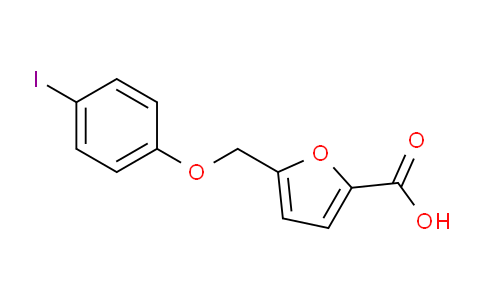 CAS No. 406470-50-6, 5-((4-Iodophenoxy)methyl)furan-2-carboxylic acid
