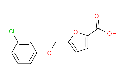 CAS No. 74556-56-2, 5-((3-Chlorophenoxy)methyl)furan-2-carboxylic acid