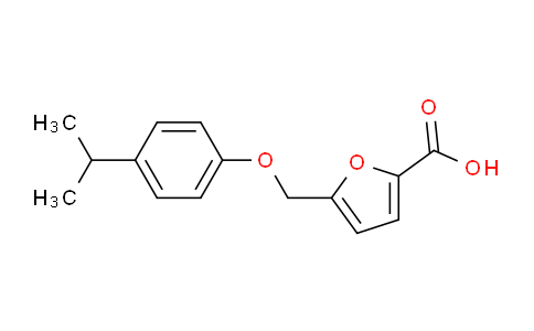 CAS No. 406470-58-4, 5-((4-Isopropylphenoxy)methyl)furan-2-carboxylic acid