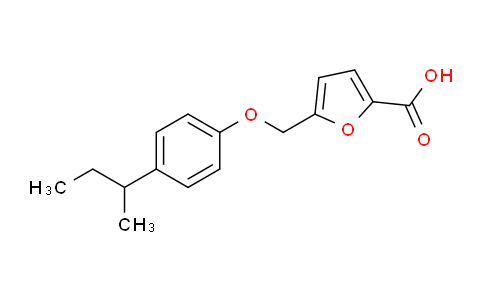CAS No. 402745-78-2, 5-((4-(Sec-Butyl)phenoxy)methyl)furan-2-carboxylic acid