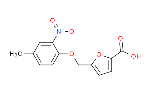 CAS No. 438220-25-8, 5-((4-Methyl-2-nitrophenoxy)methyl)furan-2-carboxylic acid