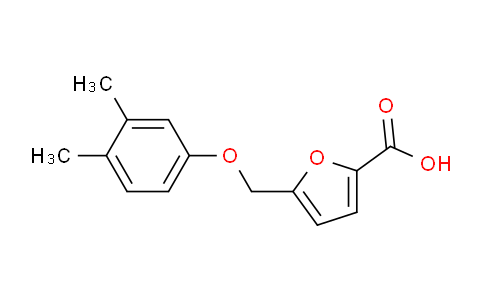 CAS No. 364339-98-0, 5-((3,4-Dimethylphenoxy)methyl)furan-2-carboxylic acid