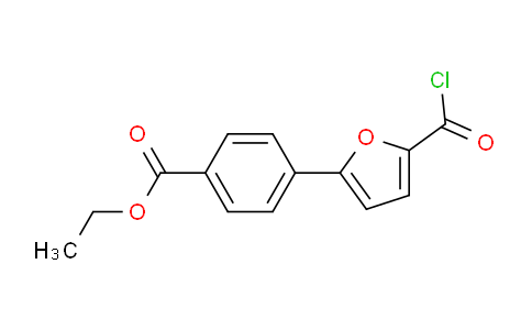 CAS No. 333435-04-4, Ethyl 4-(5-(chlorocarbonyl)furan-2-yl)benzoate