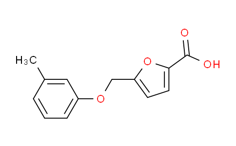 CAS No. 438221-37-5, 5-((M-Tolyloxy)methyl)furan-2-carboxylic acid