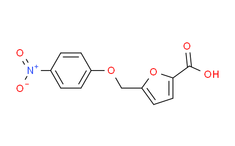 CAS No. 438219-25-1, 5-((4-Nitrophenoxy)methyl)furan-2-carboxylic acid