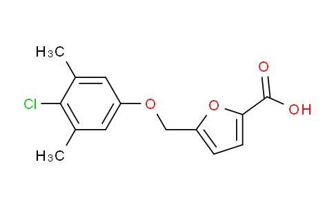 CAS No. 861438-59-7, 5-((4-Chloro-3,5-dimethylphenoxy)methyl)furan-2-carboxylic acid