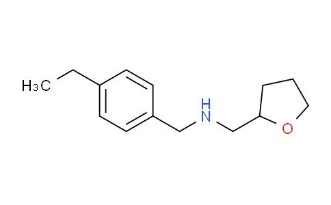 CAS No. 436096-83-2, N-(4-Ethylbenzyl)-1-(tetrahydrofuran-2-yl)methanamine
