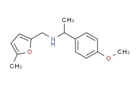 CAS No. 626216-18-0, 1-(4-Methoxyphenyl)-N-((5-methylfuran-2-yl)methyl)ethanamine