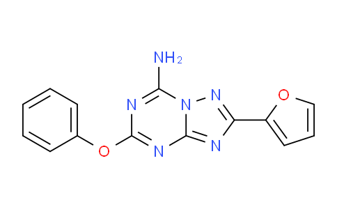 CAS No. 139179-53-6, 2-(furan-2-yl)-5-phenoxy-[1,2,4]triazolo[1,5-a][1,3,5]triazin-7-amine