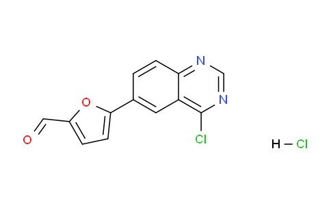 CAS No. 1334953-72-8, 5-(4-chloro-6-quinazoliny)-2-Furancarboxaldehyde,hydrochloride