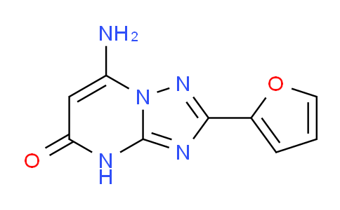 CAS No. 1211430-31-7, 7-Amino-2-(2-furyl)[1,2,4]triazolo[1,5-a]pyrimidin-5(4h)-one