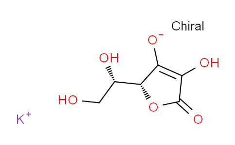 CAS No. 15421-15-5, Potassium (R)-2-((S)-1,2-dihydroxyethyl)-4-hydroxy-5-oxo-2,5-dihydrofuran-3-olate