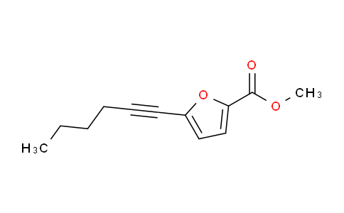 CAS No. 175203-88-0, Methyl 5-(hex-1-yn-1-yl)furan-2-carboxylate