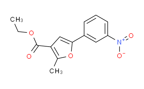 CAS No. 175276-71-8, Ethyl 2-methyl-5-(3-nitrophenyl)furan-3-carboxylate