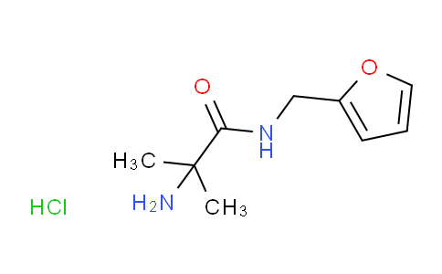 CAS No. 1220035-22-2, 2-Amino-N-(furan-2-ylmethyl)-2-methylpropanamide hydrochloride
