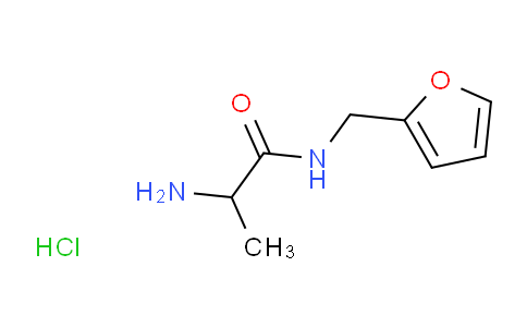 CAS No. 1236256-98-6, 2-Amino-N-(furan-2-ylmethyl)propanamide hydrochloride