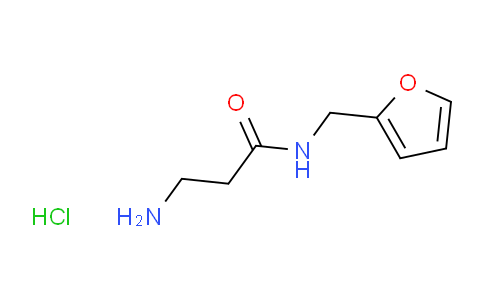 CAS No. 1220035-20-0, 3-Amino-N-(furan-2-ylmethyl)propanamide hydrochloride