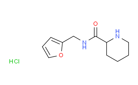 CAS No. 205993-74-4, N-(Furan-2-ylmethyl)piperidine-2-carboxamide hydrochloride