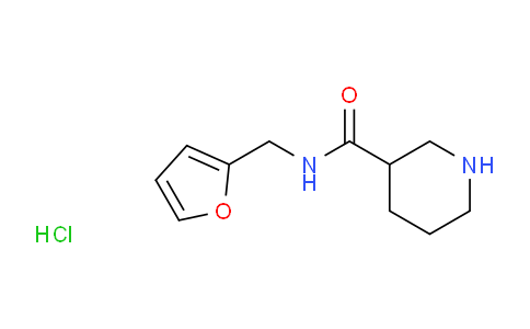 CAS No. 1220037-64-8, N-(Furan-2-ylmethyl)piperidine-3-carboxamide hydrochloride