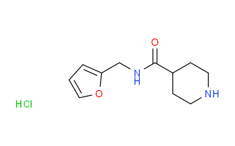 CAS No. 1220037-74-0, N-(Furan-2-ylmethyl)piperidine-4-carboxamide hydrochloride