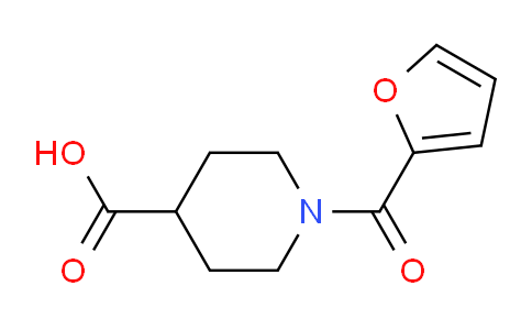 CAS No. 401581-36-0, 1-(Furan-2-carbonyl)piperidine-4-carboxylic acid