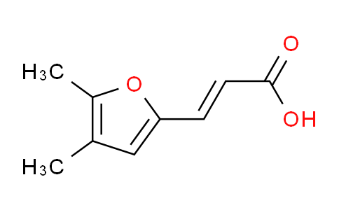 CAS No. 129800-02-8, 3-(4,5-Dimethylfuran-2-yl)acrylic acid