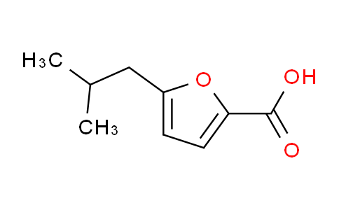 CAS No. 1263213-73-5, 5-(2-methylpropyl)furan-2-carboxylic acid
