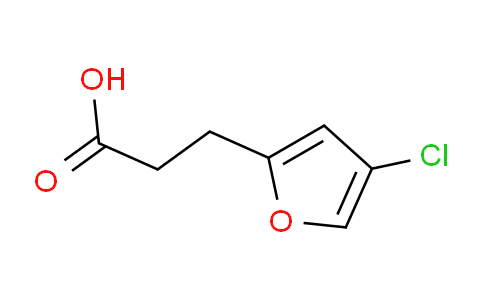 CAS No. 1399662-91-9, 3-(4-chlorofuran-2-yl)propanoic acid