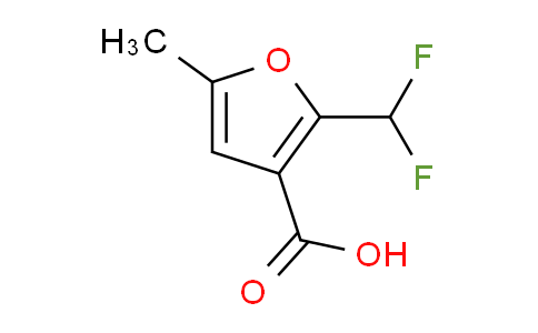 CAS No. 189330-30-1, 2-(difluoromethyl)-5-methylfuran-3-carboxylic acid