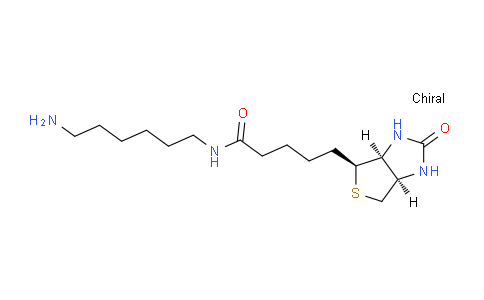 CAS No. 65953-56-2, N-(6-Aminohexyl)-5-((3aS,4S,6aR)-2-oxohexahydro-1H-thieno[3,4-d]imidazol-4-yl)pentanamide