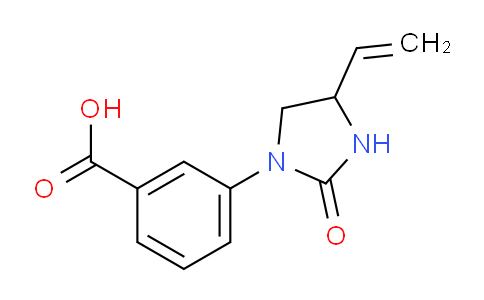 CAS No. 1243474-62-5, 3-(2-Oxo-4-vinylimidazolidin-1-yl)benzoic acid