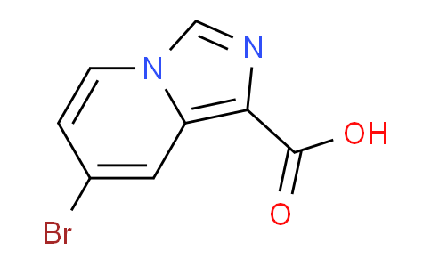 CAS No. 1379306-59-8, 7-Bromoimidazo[1,5-a]pyridine-1-carboxylic acid