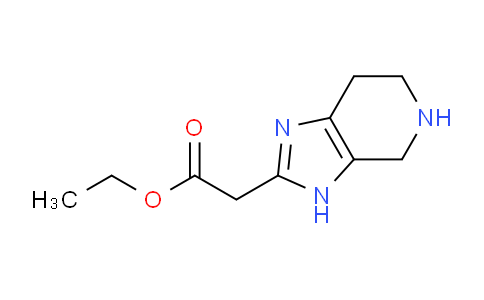 CAS No. 1265223-07-1, Ethyl 2-(4,5,6,7-tetrahydro-3H-imidazo[4,5-c]pyridin-2-yl)acetate