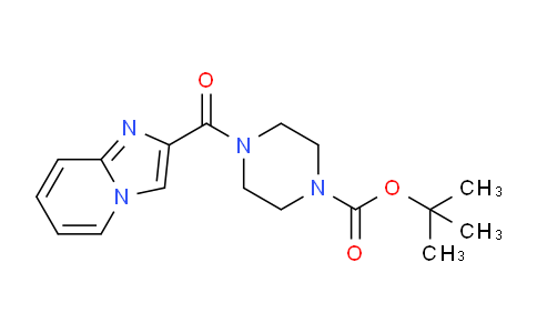 CAS No. 1281191-71-6, tert-Butyl 4-(imidazo[1,2-a]pyridine-2-carbonyl)piperazine-1-carboxylate