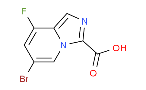CAS No. 1427399-62-9, 6-Bromo-8-fluoroimidazo[1,5-a]pyridine-3-carboxylic acid