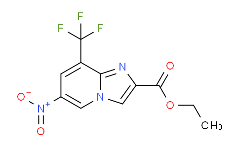 CAS No. 1363405-53-1, Ethyl 6-nitro-8-(trifluoromethyl)imidazo[1,2-a]pyridine-2-carboxylate