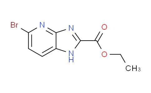 CAS No. 1257851-84-5, Ethyl 5-bromo-1H-imidazo[4,5-b]pyridine-2-carboxylate