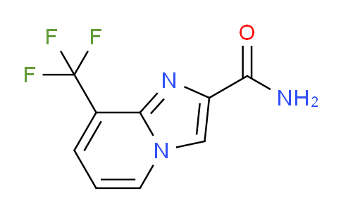 CAS No. 1956319-00-8, 8-(Trifluoromethyl)imidazo[1,2-a]pyridine-2-carboxamide