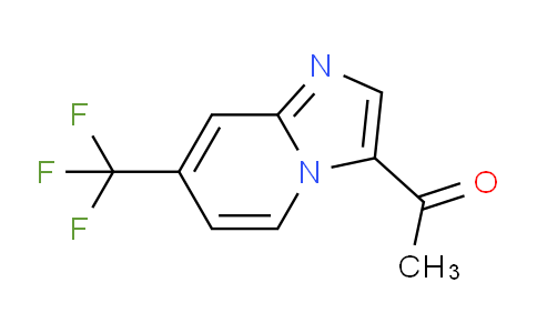 CAS No. 1956325-64-6, 1-(7-(Trifluoromethyl)imidazo[1,2-a]pyridin-3-yl)ethanone