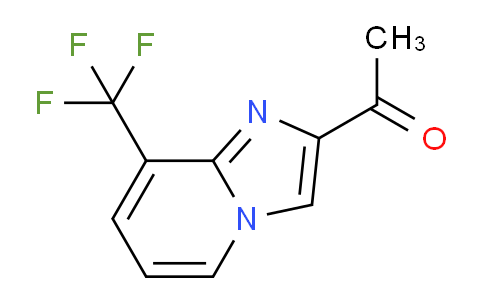 CAS No. 1956372-12-5, 1-(8-(Trifluoromethyl)imidazo[1,2-a]pyridin-2-yl)ethanone